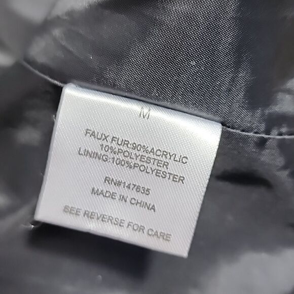 Cabin Core Multicolor Herringbone Faux Fur Vest - Picture 5 of 9